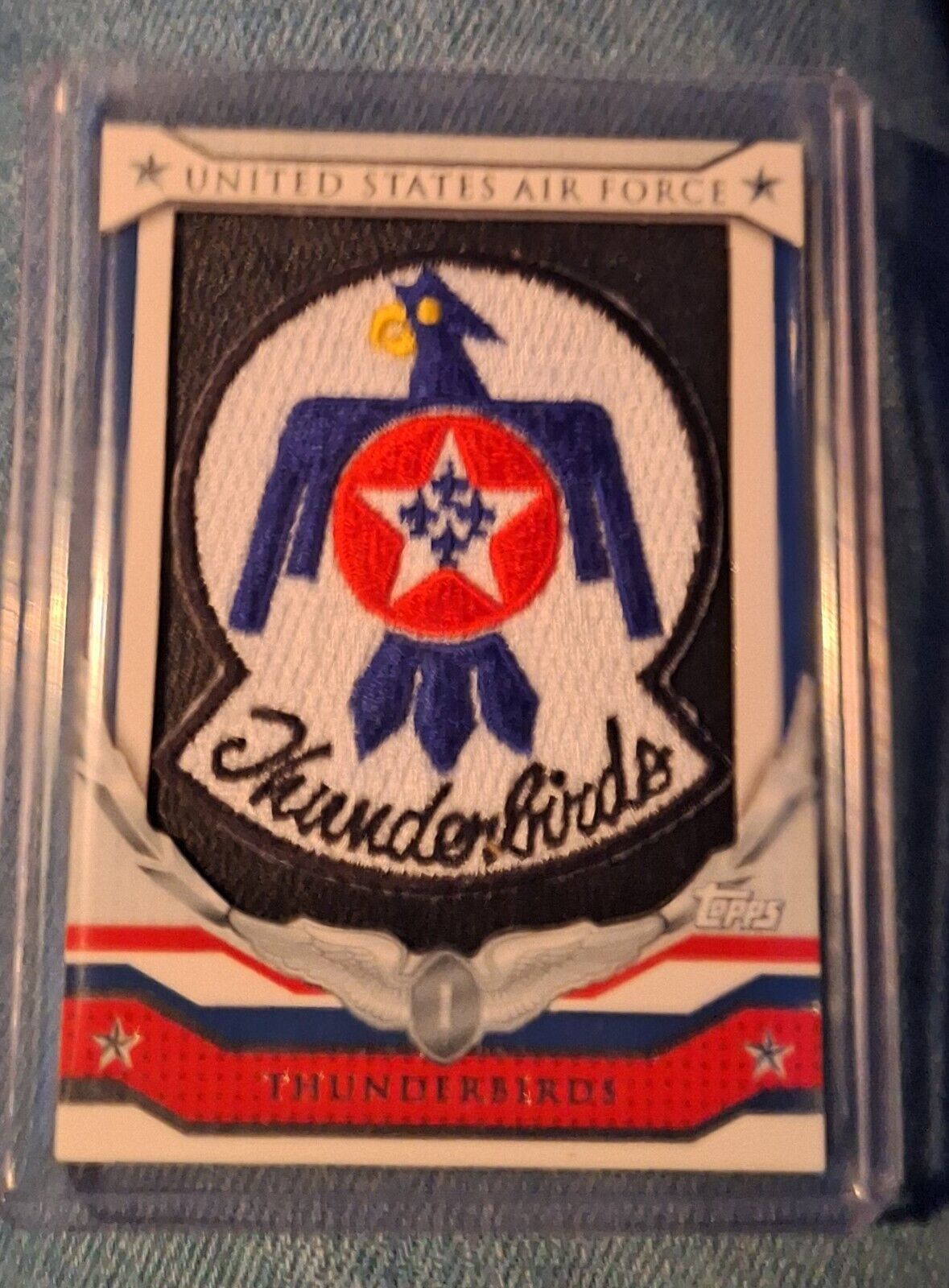 2008 Topps Air Force Thunderbirds Honor Roll Patch #HRP-TB - Very Clean & Rare