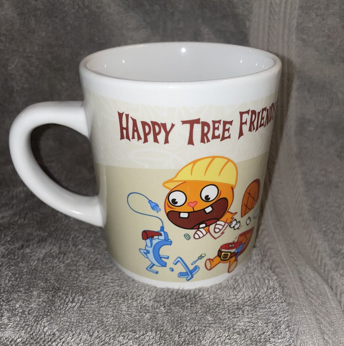 Rare 2004 Happy Tree Friends Handy Coffee Mug Official Genuine Licensed Mondo