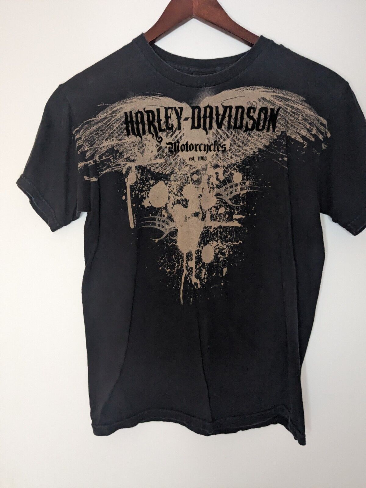 Harley Davidson Women\'s T-shirt Black Las Vegas Nevada Size Small