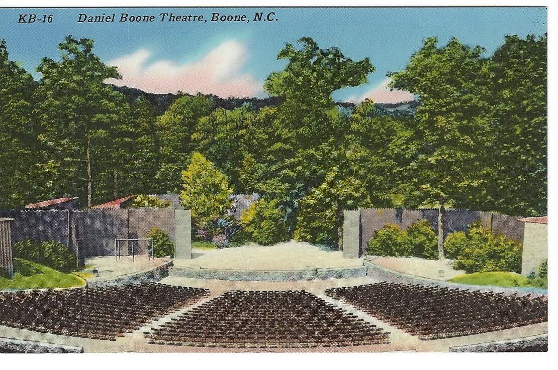 Daniel Boone Theater, Boone, North Carolina, Unused Vintage Postcard