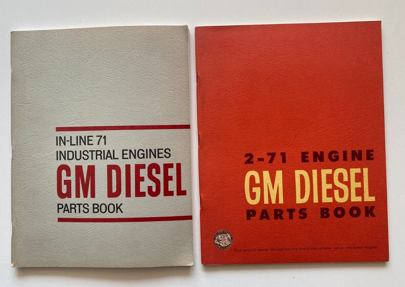 Vintage GM Diesel Parts Books, 1960’s.