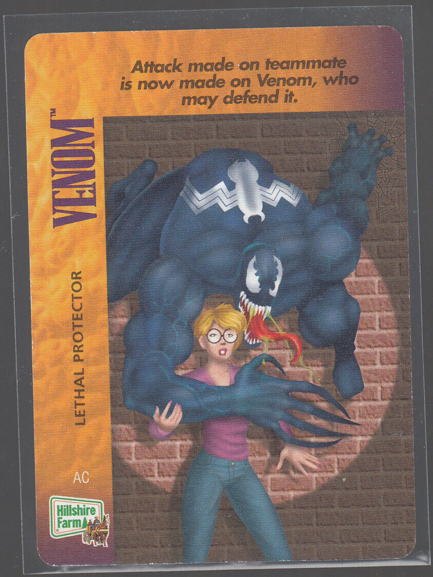 VENOM - 1996 Marvel OverPower Collectible Card Game - HILLSHIRE FARM Promo