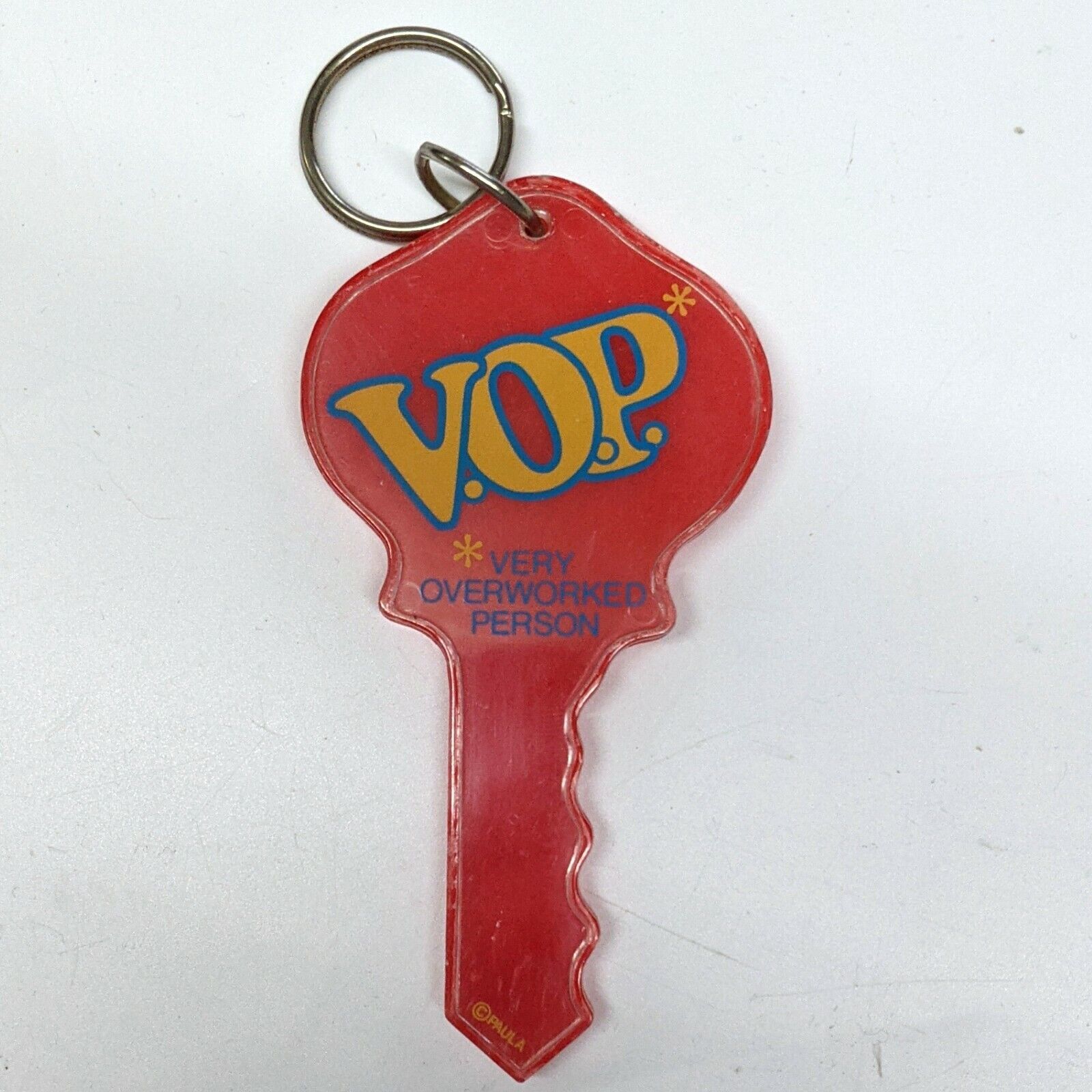 Vintage 1980s V.O.P. Very Overworked Person Red 5\