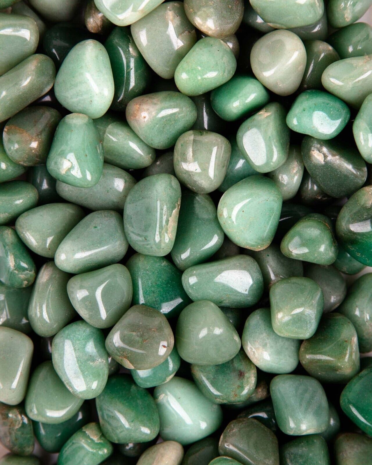 50g Tumbled Green Aventurine Quartz Gemstones Crystals Rocks Bulk Gems