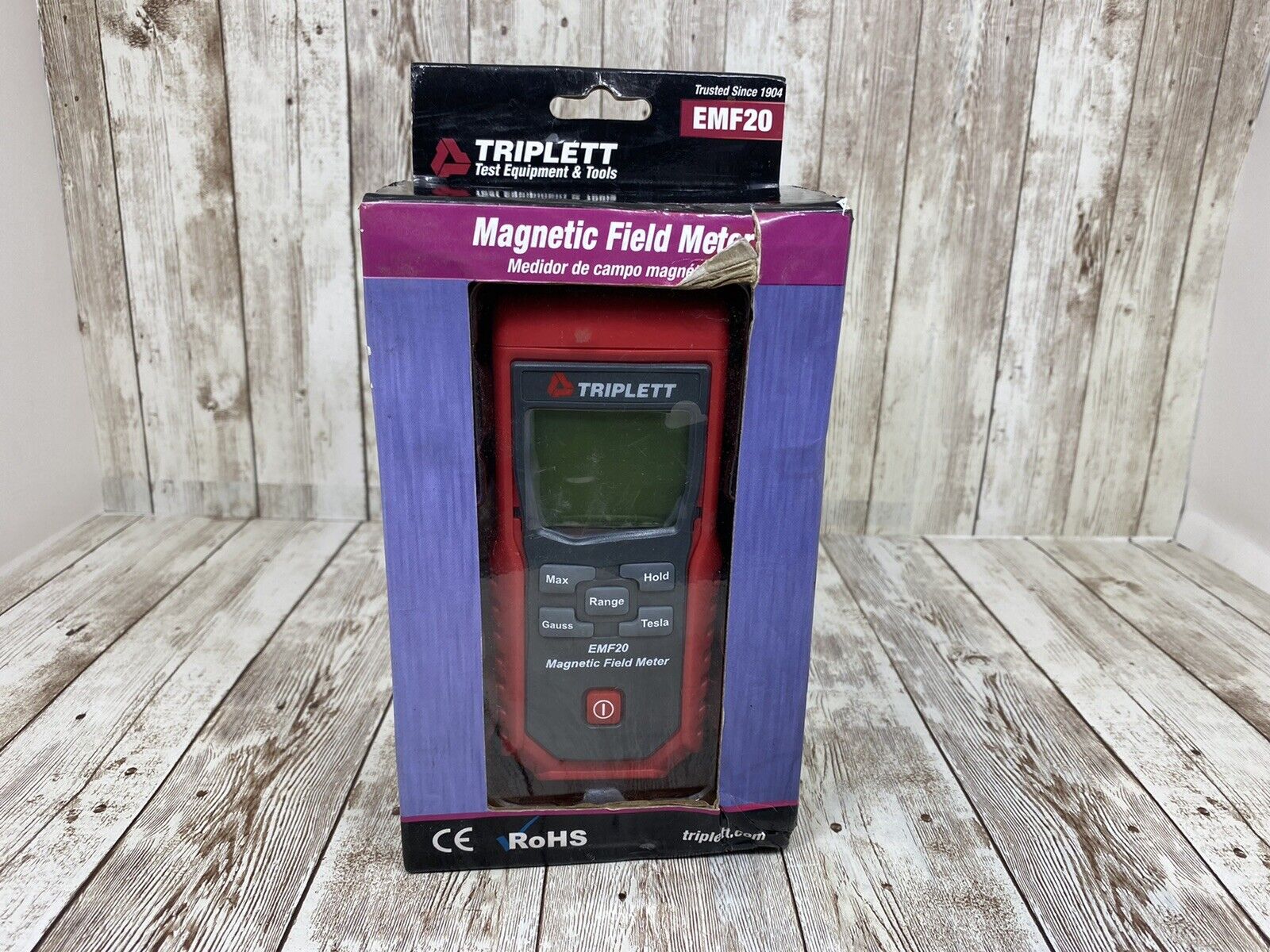 Triplett EMF20 Magnetic Field Meter Test Equipment & Tools New In box Unused