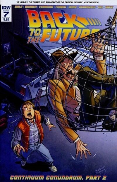 Back to the Future (2015) #7 VF+. Stock Image