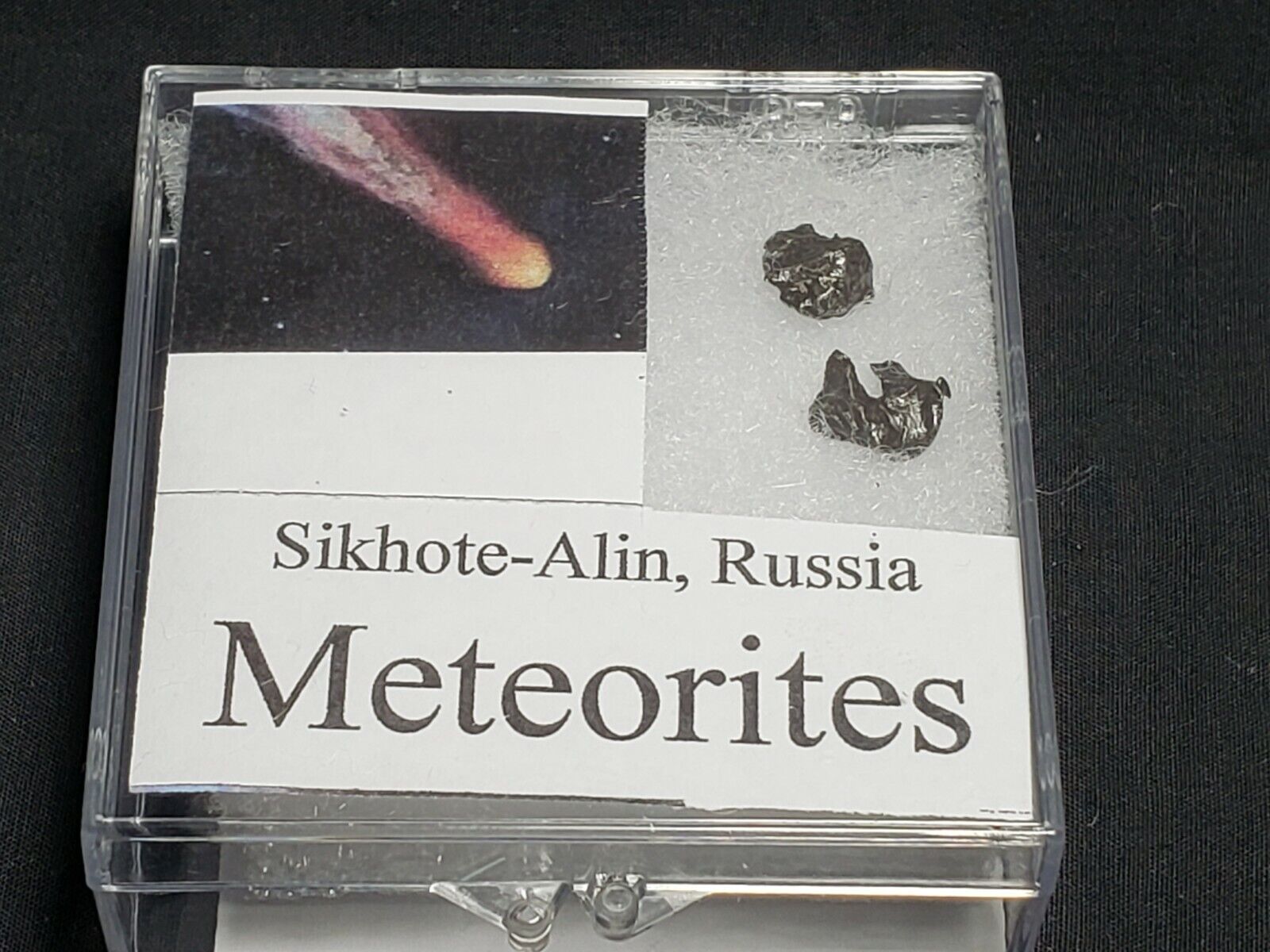 Meteorite Fragments from Sikhote-Alin Russia (F)