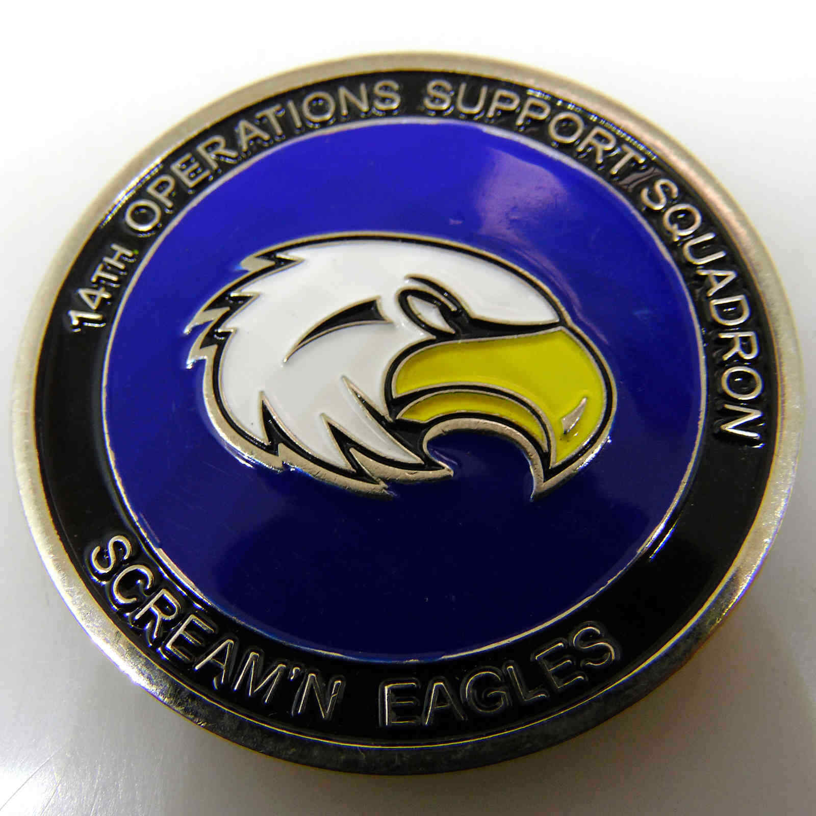 14TH OPERATIONS SUPPORT SQUADRON SCREAM EAGLES CHALLENGE COIN
