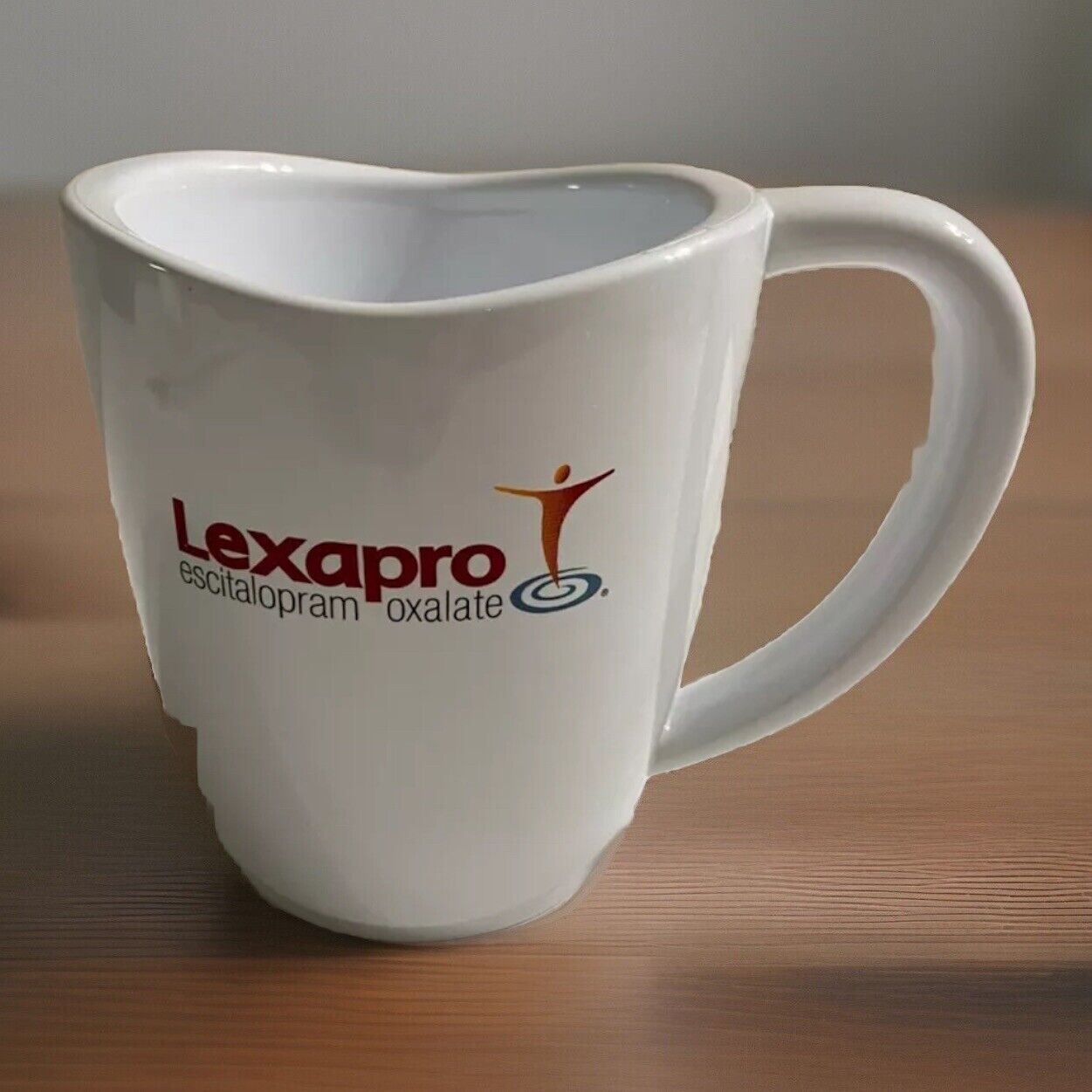 Lexapro Melamine Coffee Mug Promo Pharmaceutical RX Drug Advertisement Cup
