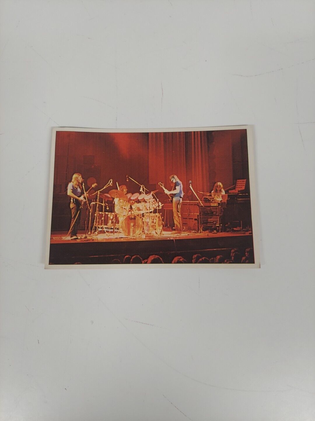 Pink Floyd Card Panini Pop Stars Sticker 1975 Mini-Poster Vintage Rock #43