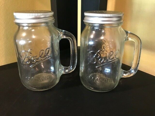 mason jar ball jar salt and pepper shakers