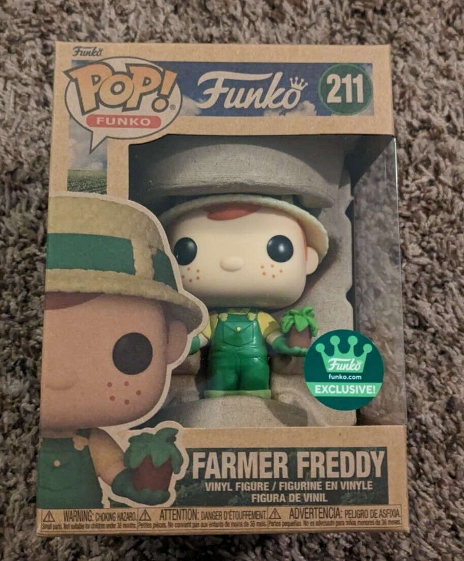 Funko Pop Farmer Freddy Vinyl Figure #211 - Earth Day 2024 Funko Shop Exclusive
