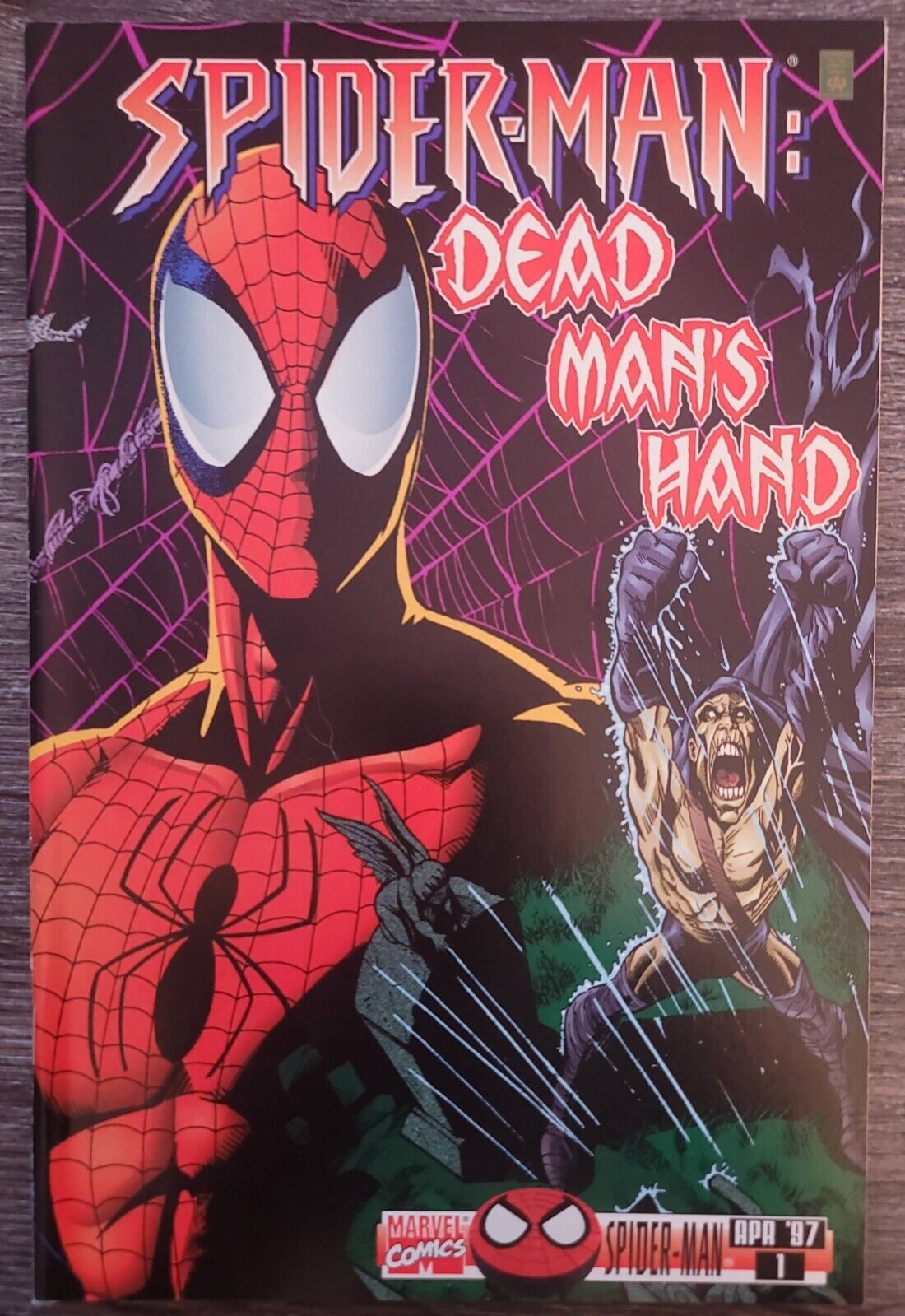 Spider-Man: Dead Man's Hand #1 - Newsstand Variant - High Evolutionary App 