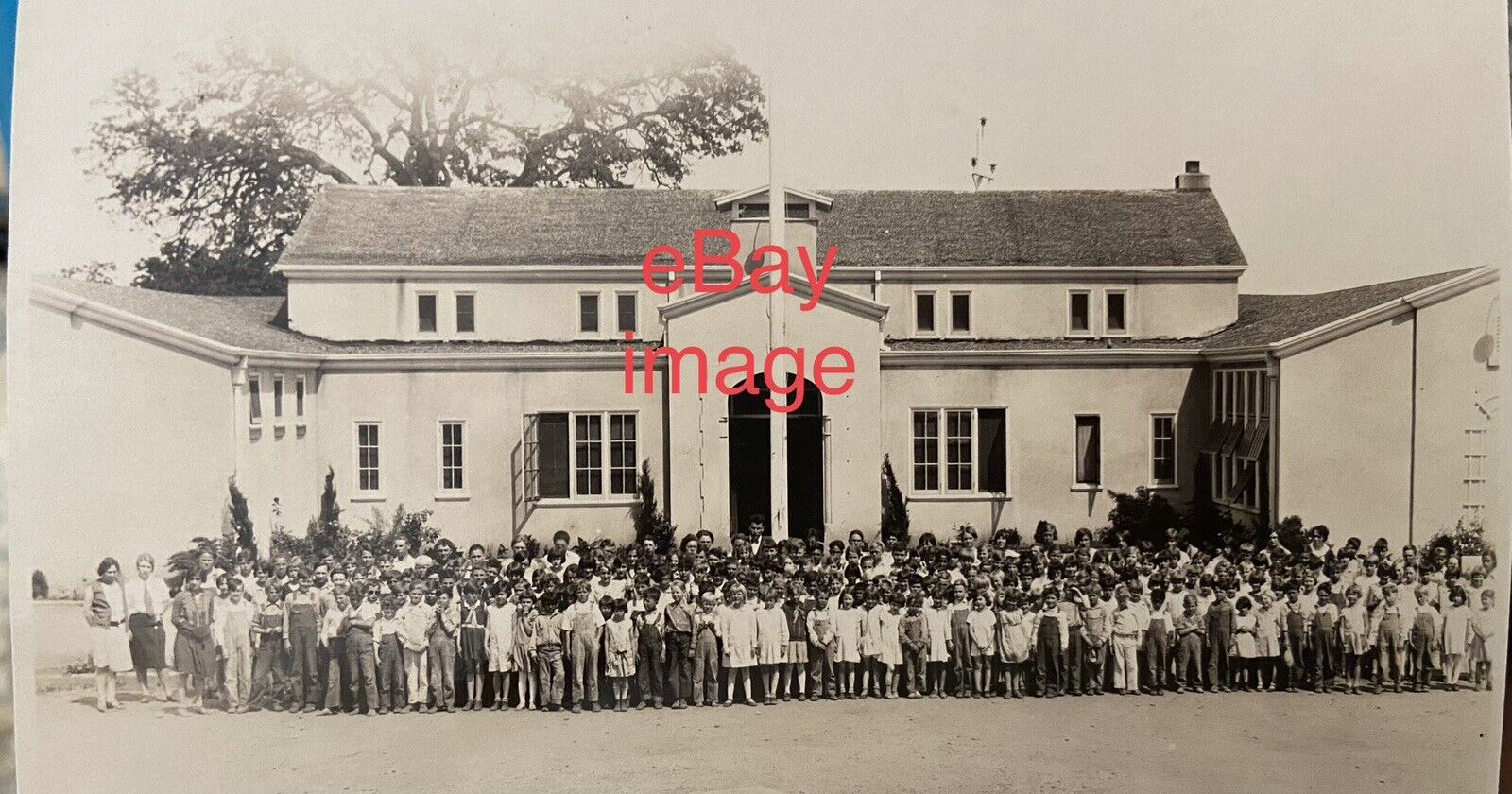 ca.1925-1935 GERBER, California Elementary School Children Teachers PHOTO Tehama