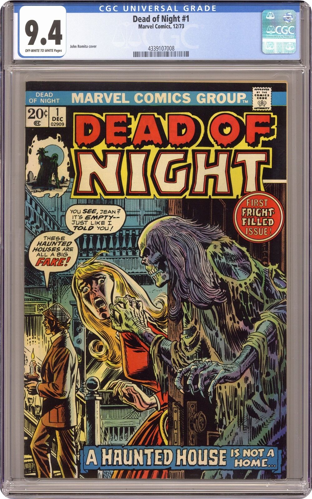 Dead of Night #1 CGC 9.4 1973 4339107008