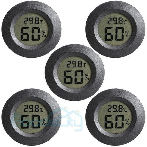 5Pcs Hot LCD Digital Indoor Thermometer Hygrometer Temperature Humidity Meter