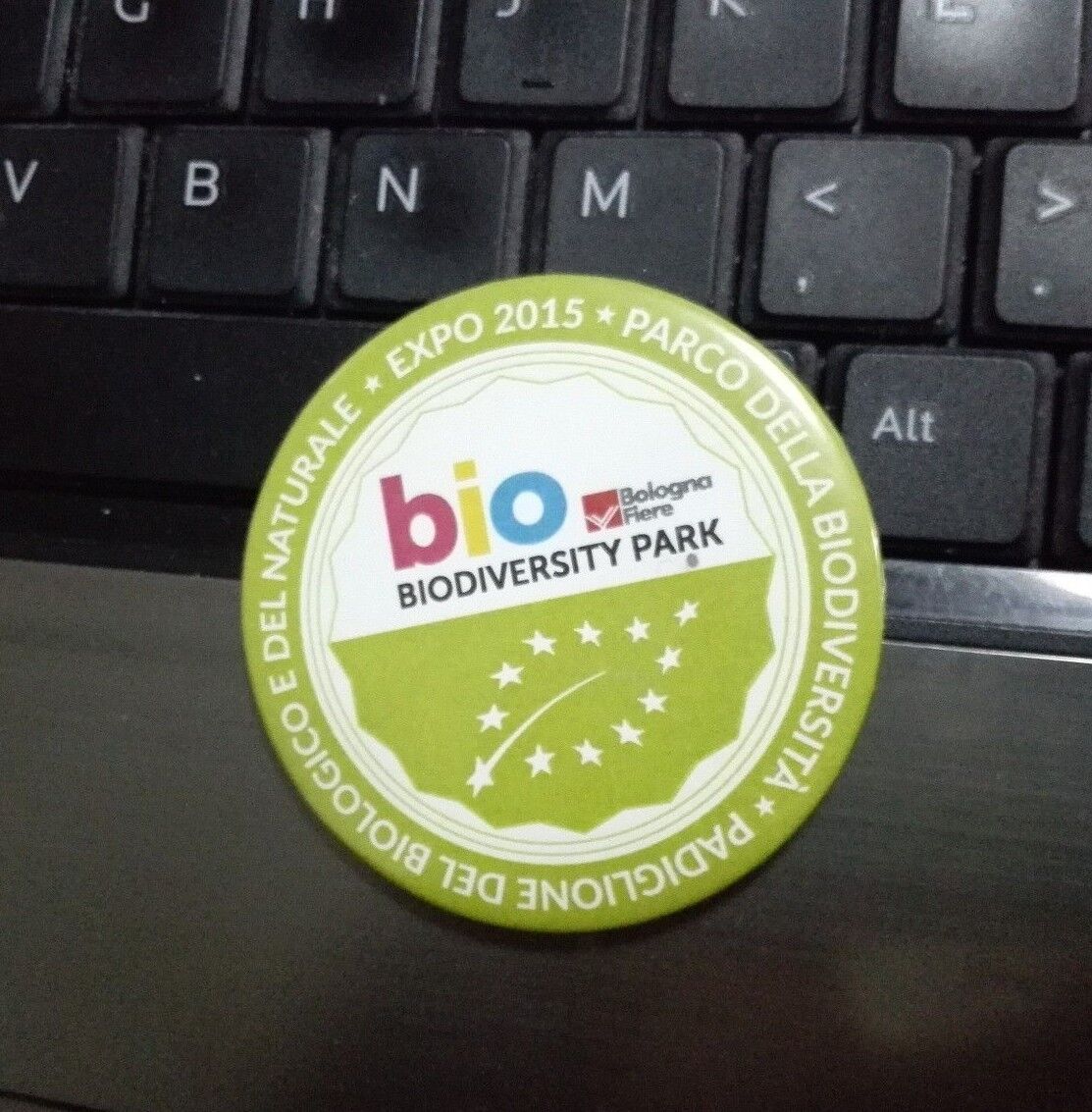 2015 MILANO EXPO BIODIVERSITY PARK BUTTON PIN