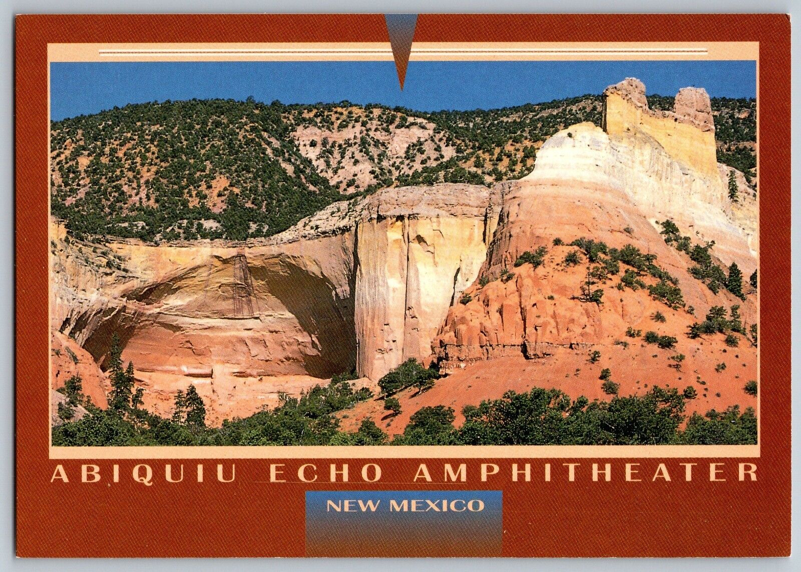 New Mexico NM - Abiquiu Echo Amphitheater - Vintage Postcard 4x6 - Unposted