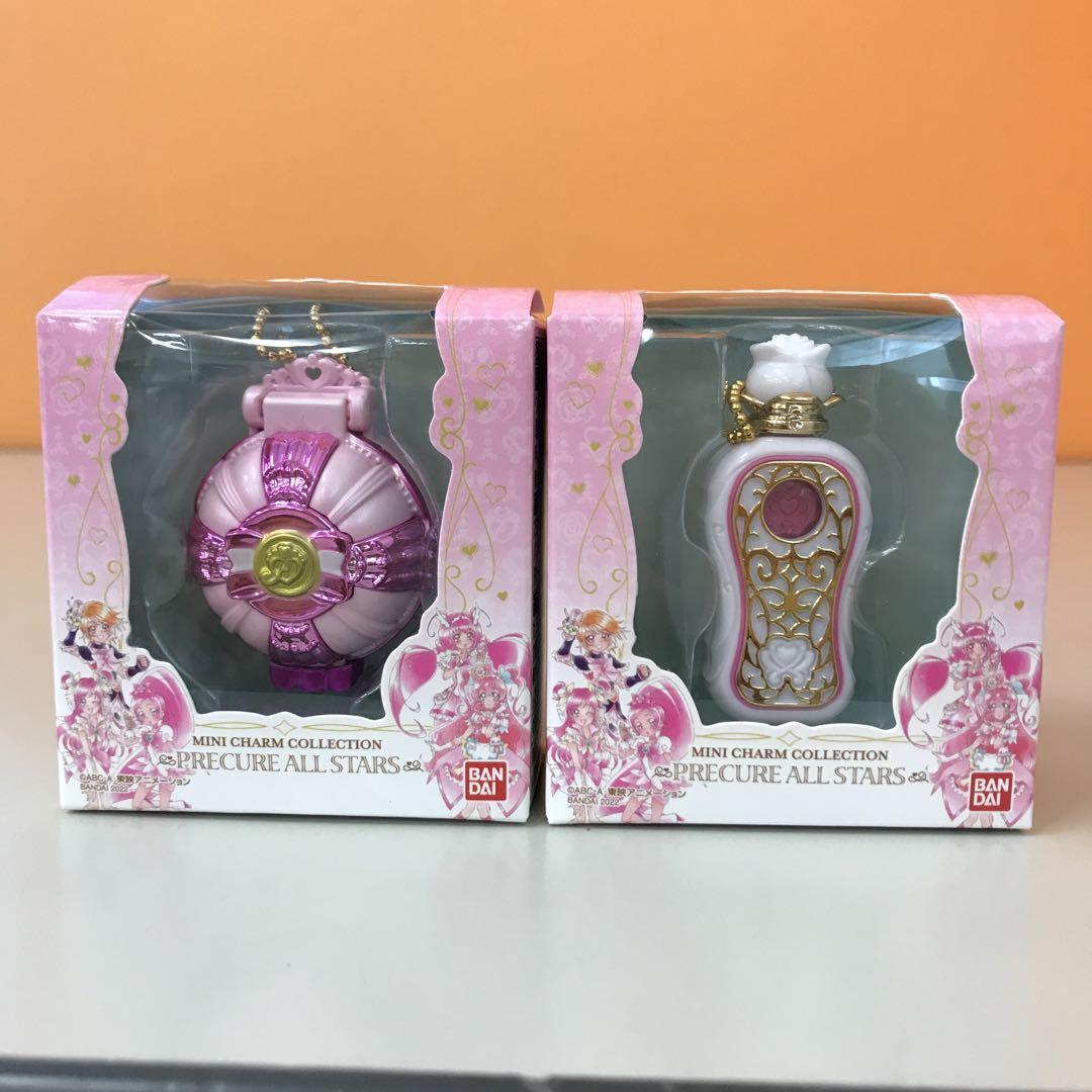 Pretty Cure Goods lot of 2 Bandai Charm collection Smile Pact Coloperfume  