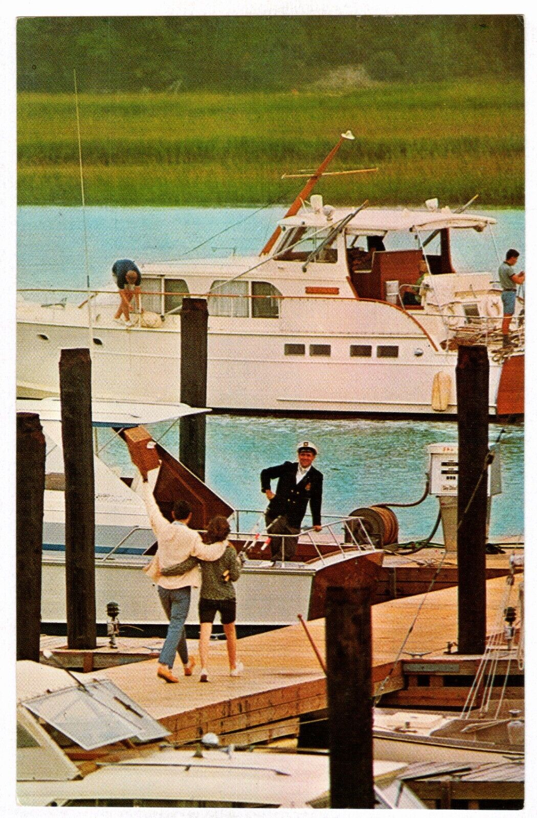 Postcard - The Palmetto Bay Marina, Sea Pines Plantation, Hilton Head, SC (M1g)