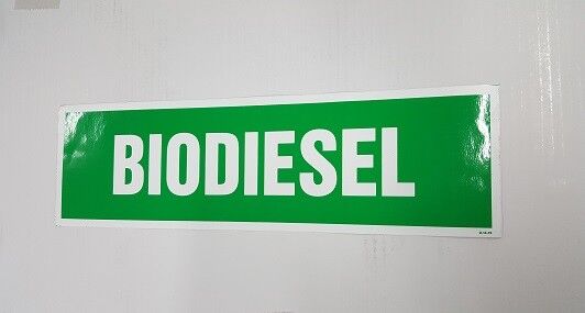 Biodiesel Decal 3 in. x 12 in. Box of 15