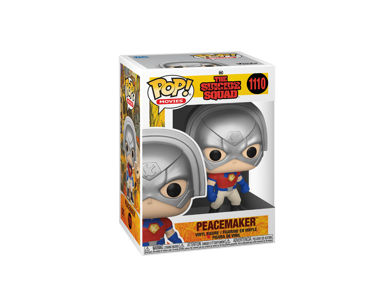 Funko POP The Suicide Squad - Peacemaker #1110 with Soft Protector (B11)