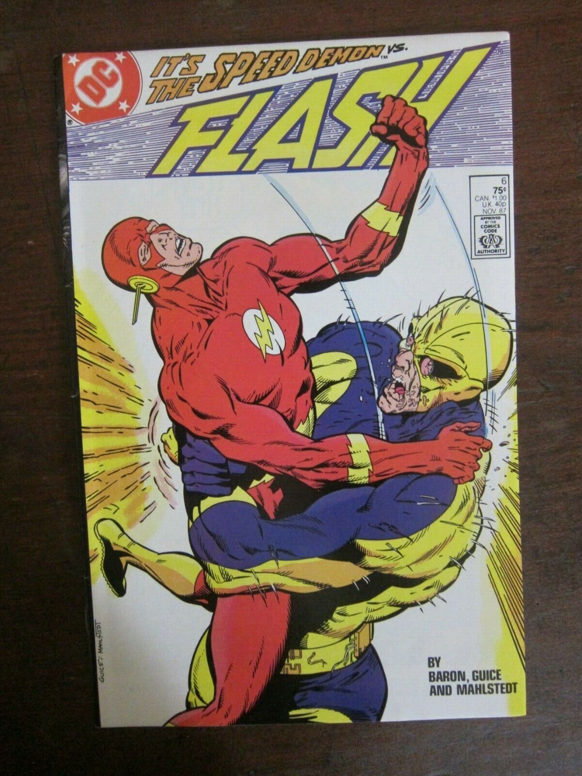 Flash #6 - second series - Speed Demon - domestic violence story - Jackson Guice