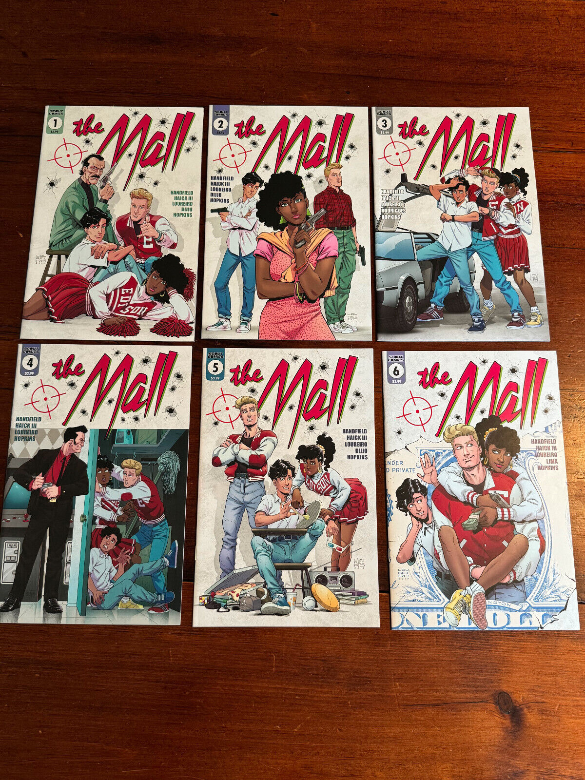The Mall-Scout Comics-Issues #1-6-Complete Set-Very Nice-Fast Shipping