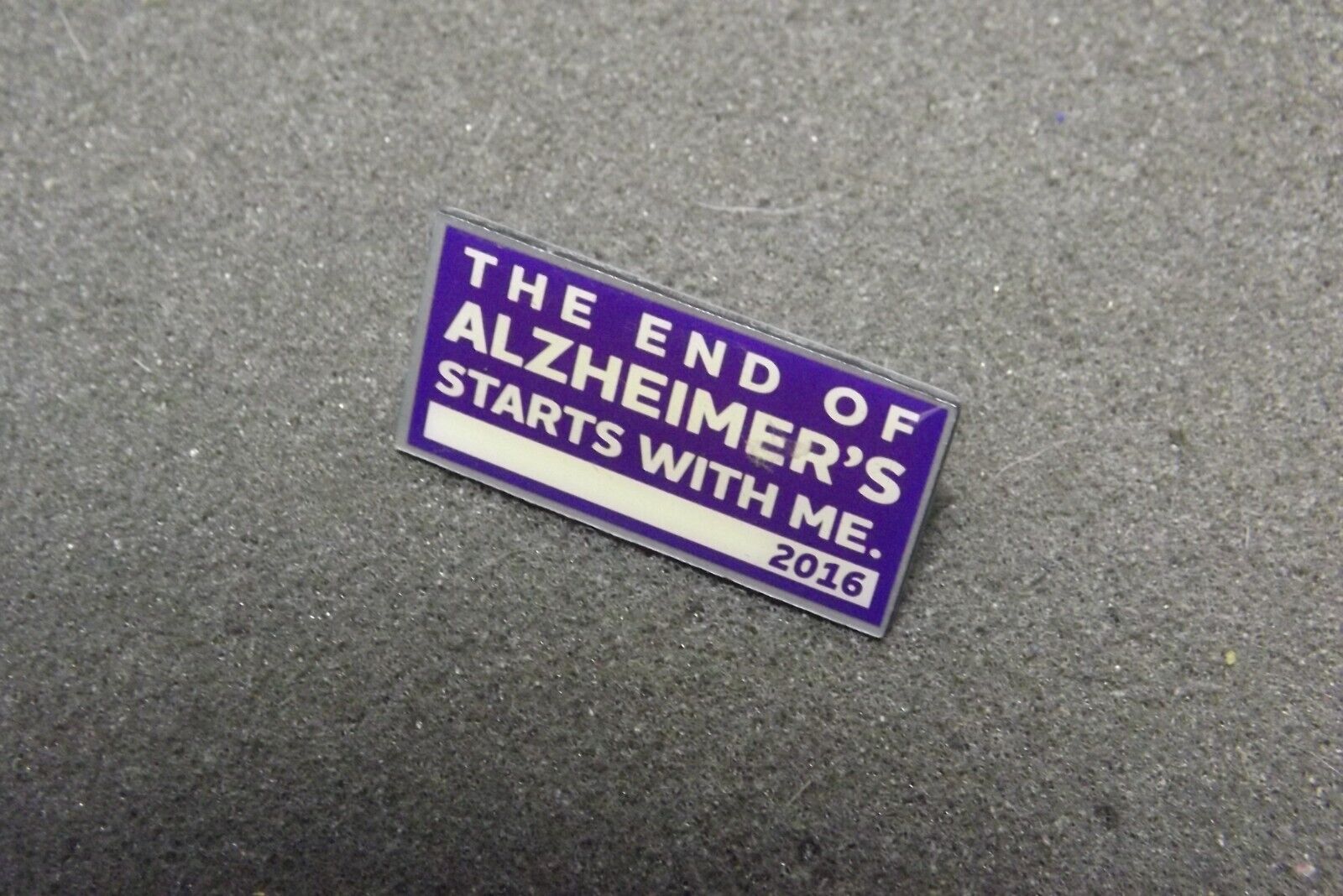 2016 The End Of Alzheimer's Starts With Me Lapel Pin