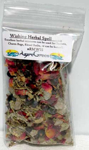 Wishing Herbal Spell Mix (1 Lb Bag) Magic Wicca Hoodoo Prayer Ritual