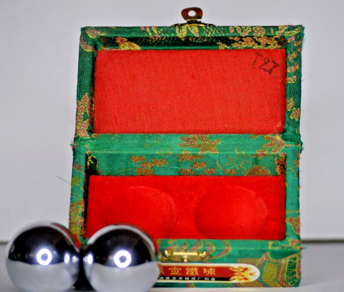 Vintage SHOUXING Chiming Meditation Balls Original Box