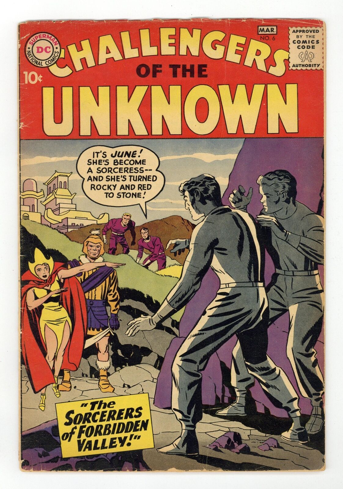 Challengers of the Unknown #6 VG 4.0 1959