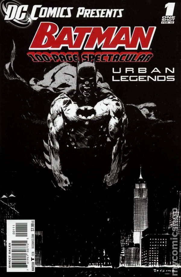 DC Comics Presents Batman Urban Legends #1 VF- 7.5 2012 Stock Image