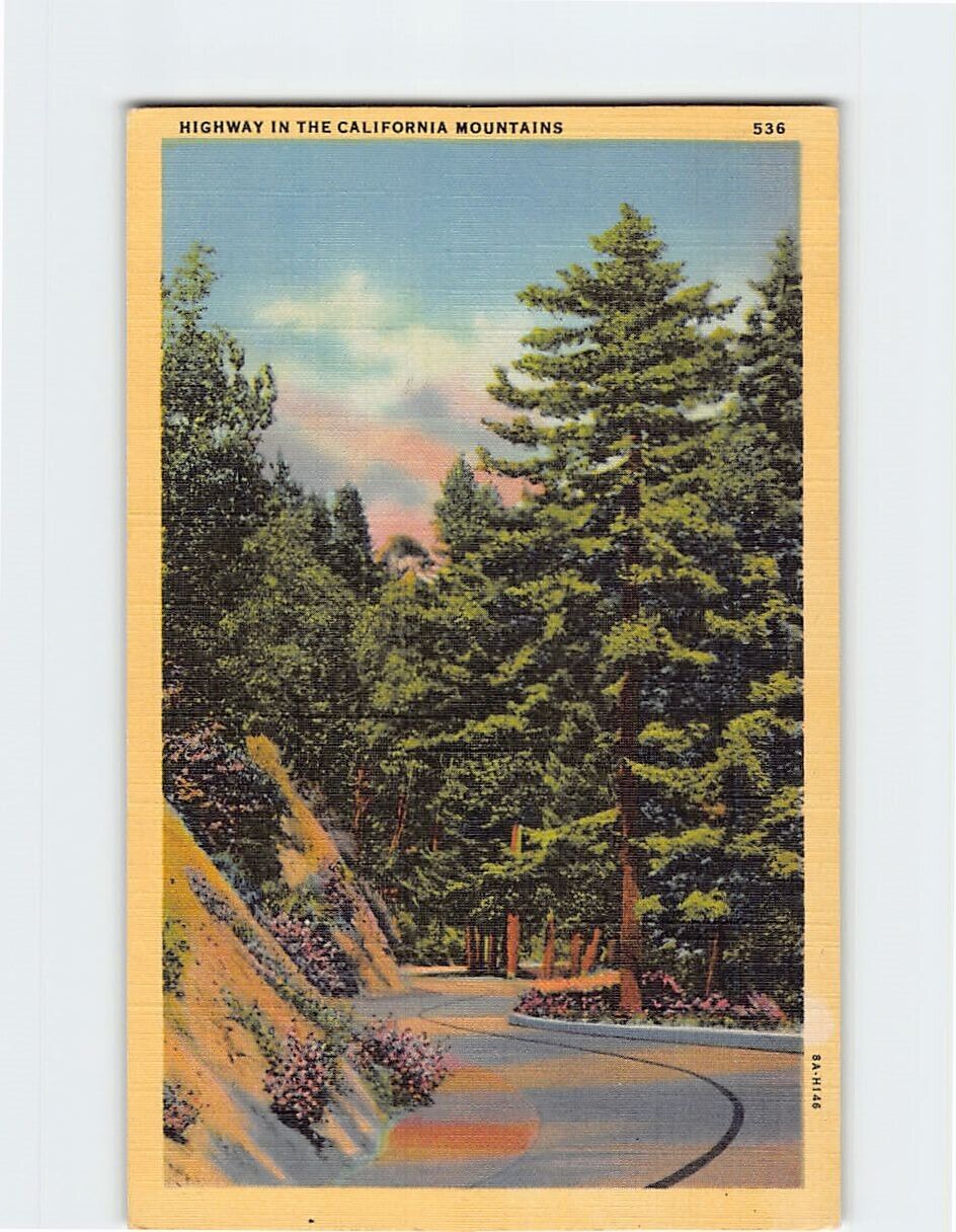 Postcard Highway in the California Mountains California USA