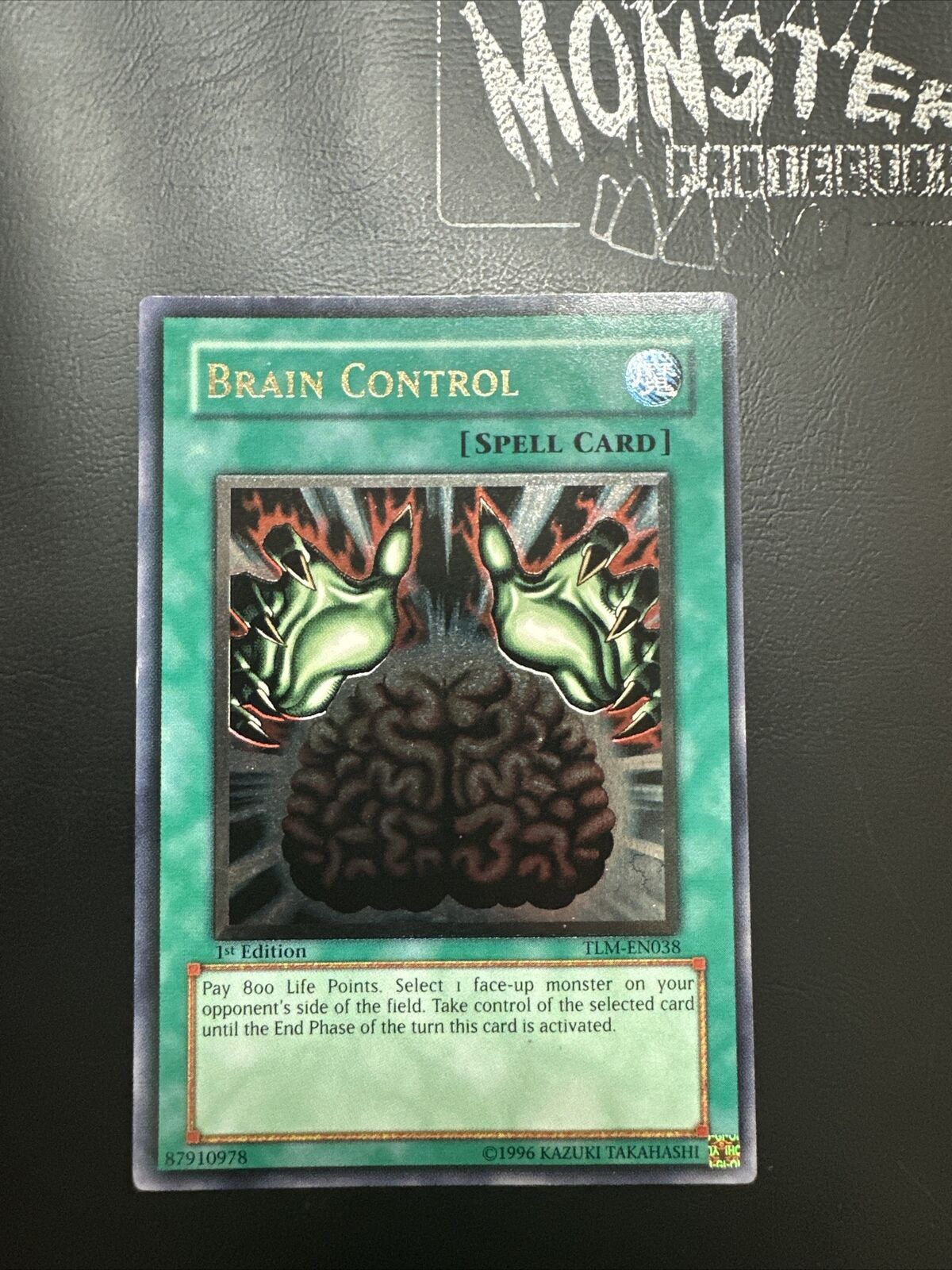 YUGIOH BRAIN CONTROL ULTIMATE RARE TLM-EN038 1ST EDITION PLAYED 