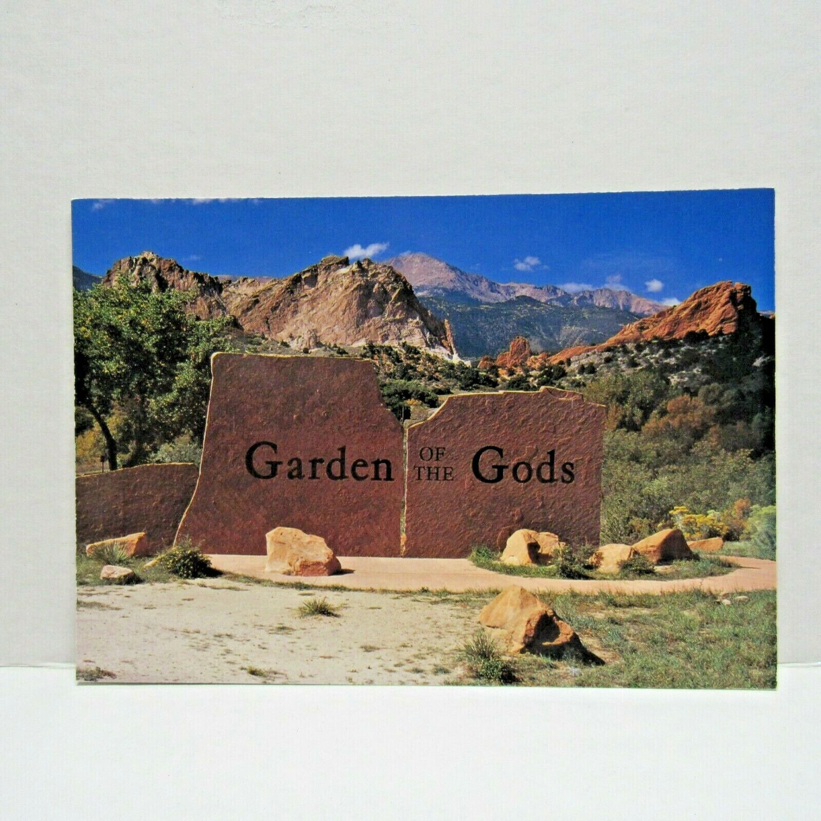 Postcard Garden of the Gods Colorado Springs Nature Park Collectible 4 x 6
