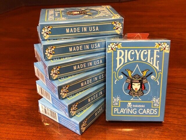 1 DECK Bicycle TokiDoki blue playing cards NEW DESIGN, USA SELLER