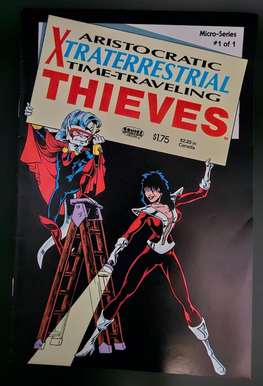 ARISTOCRATIC XTRATERRESTRIAL TIME TRAVELING THIEVES  '86 RAW Comics Interview #1