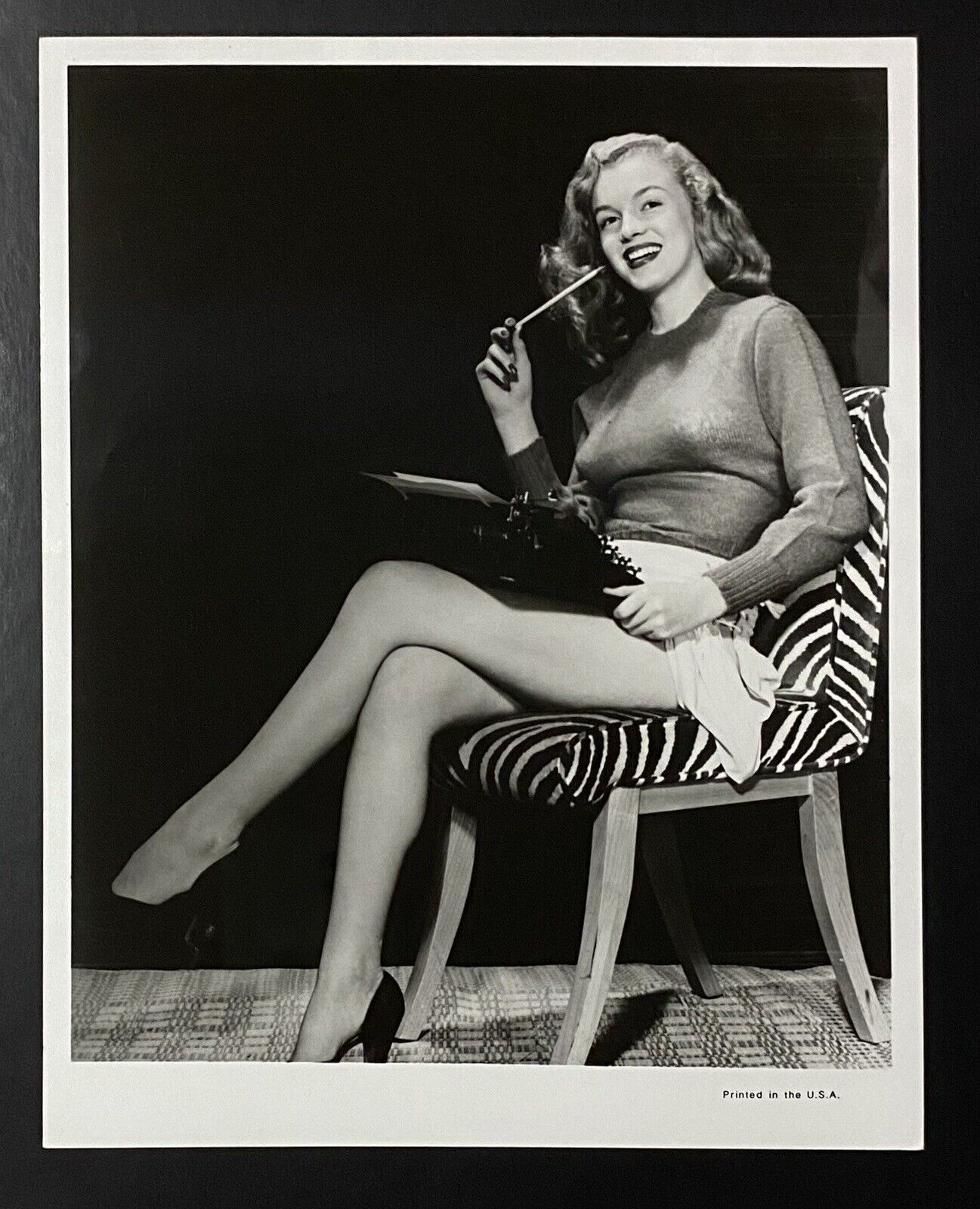 1947 Marilyn Monroe Original Photo Norma Jeane Pinup Promotional Still Secretary