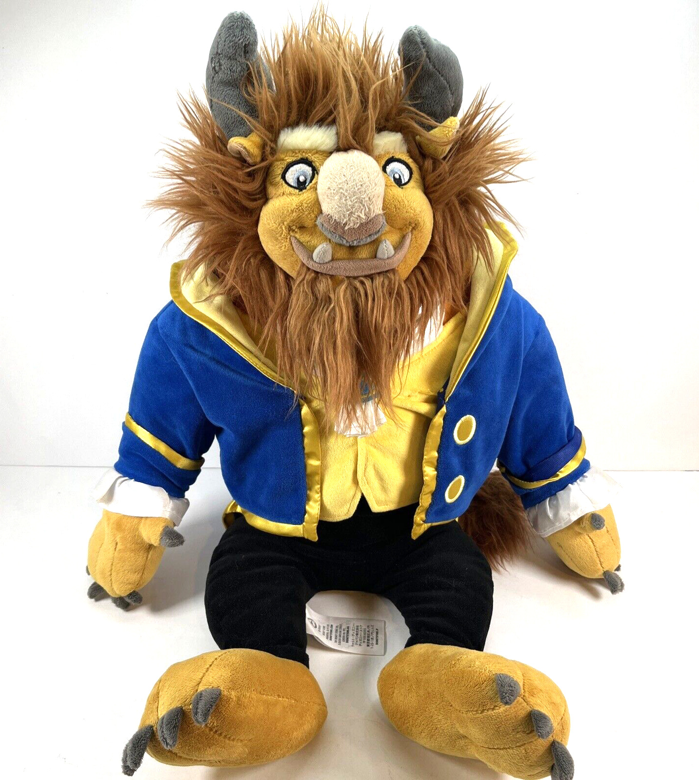 Official Disney Store  LARGE BEAST Plush From Beauty & The Beast  20 Inches Tall