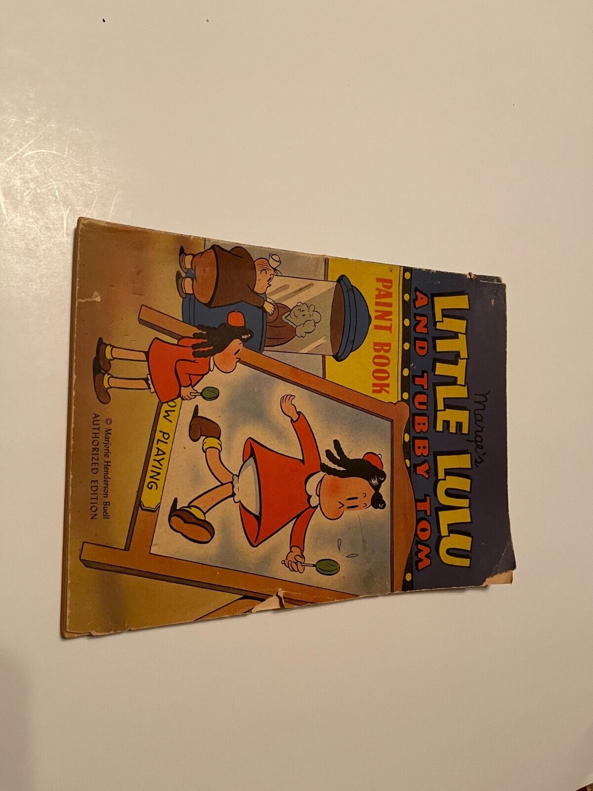 MARGE\'S LITTLE LUlu and tubby tom paint book - MARJORIE HENDERSON BUELL 1946