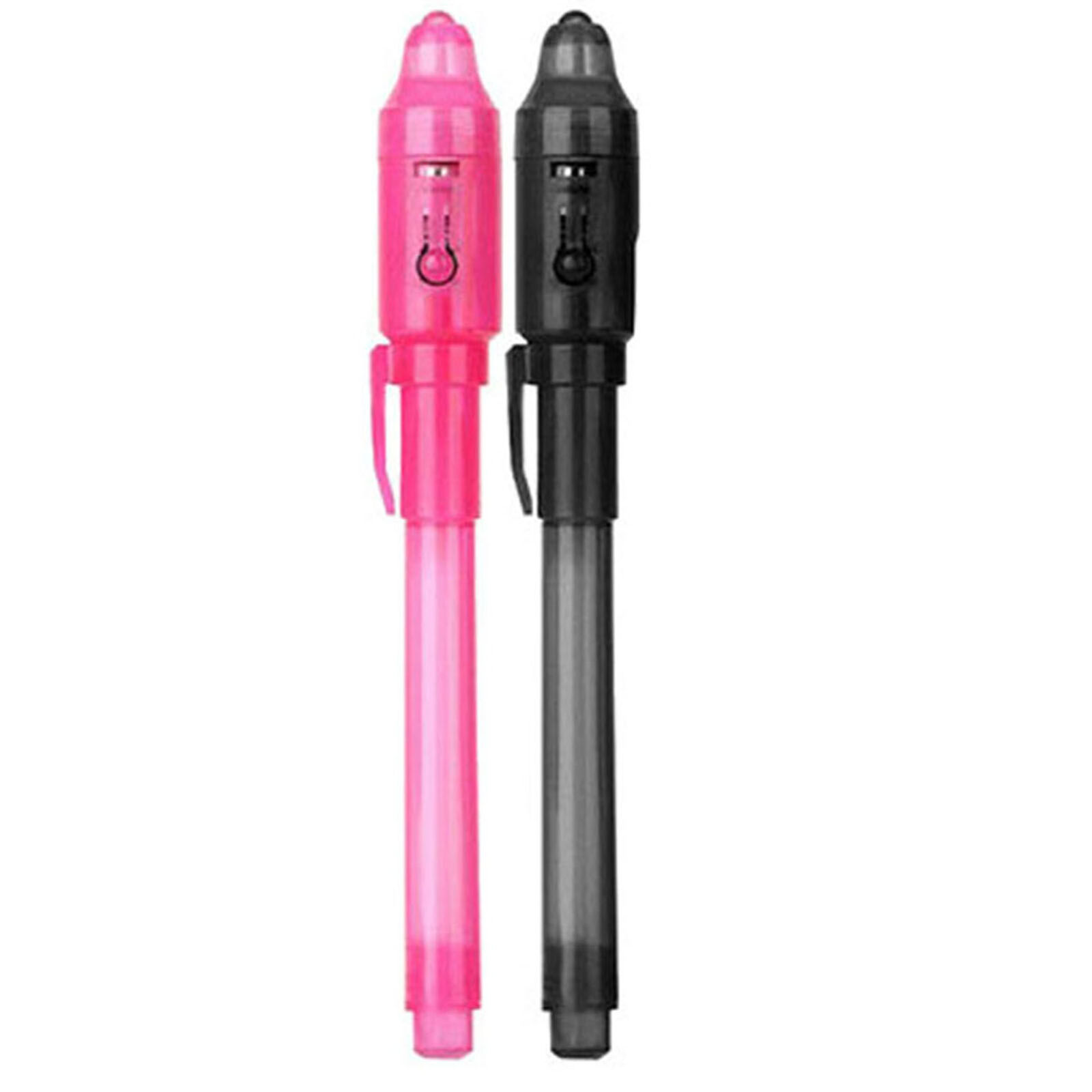 2-14Pcs UV Light Pen Invisible Ink Secret Marker Spy-Pen Secret Message Kids Toy