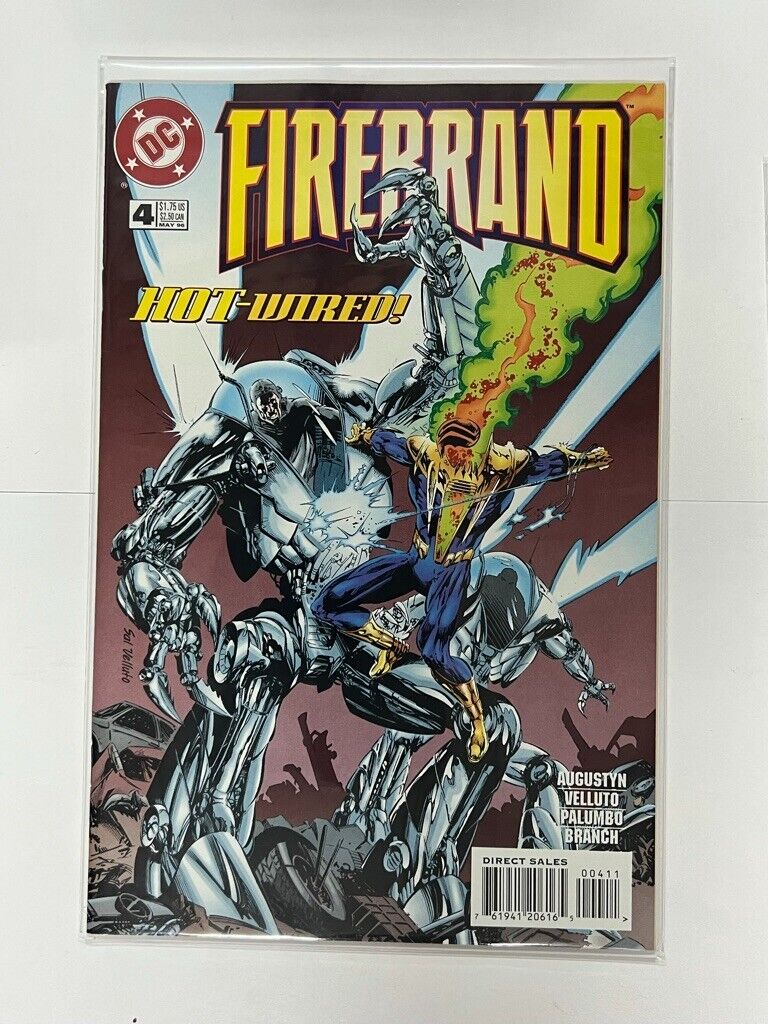 Firebrand #4 May 1996 DC Comics Augustyn Velluto | Combined Shipping B&B