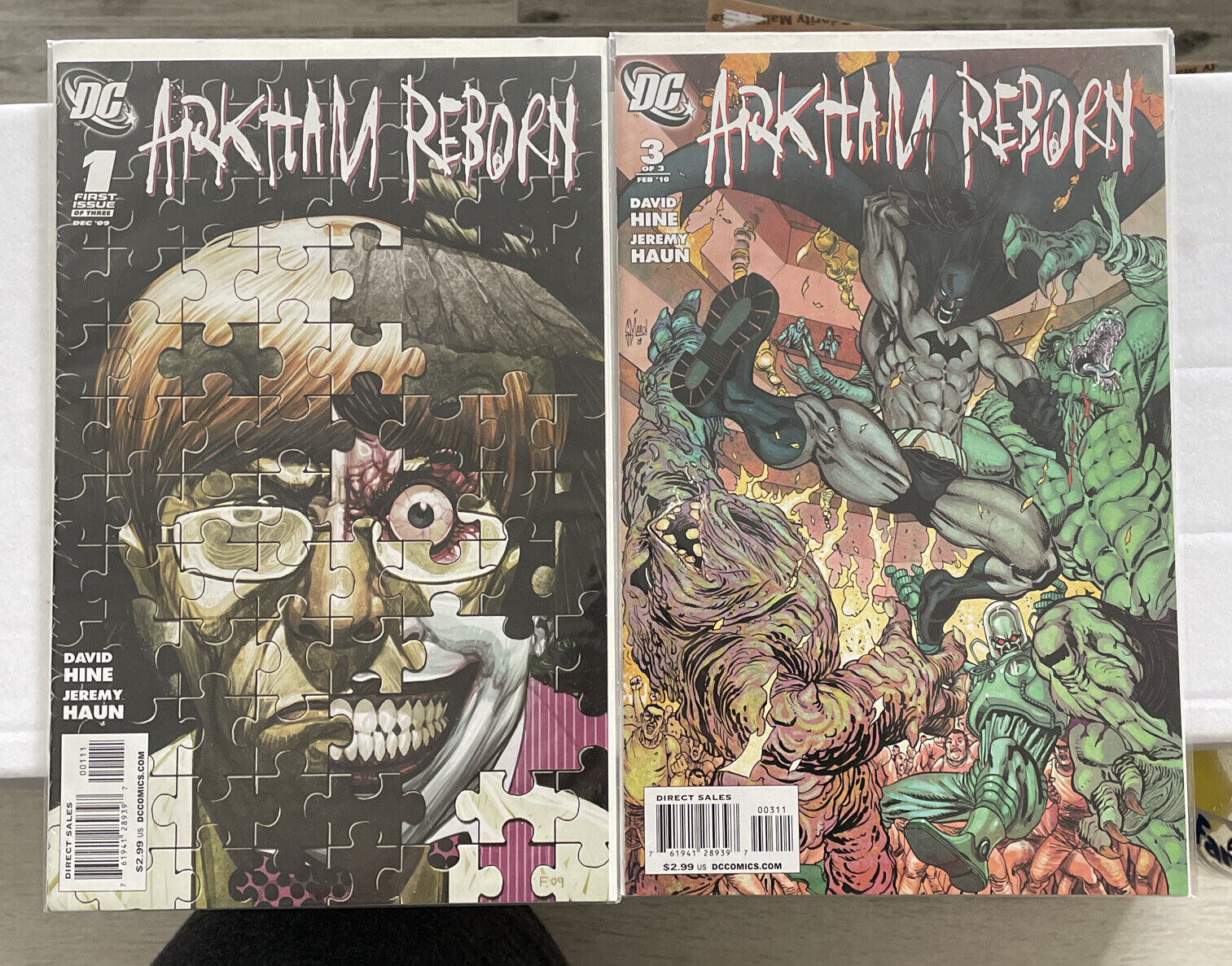 Arkham Reborn #1 & # 3 of 3 DC 2009  Comic Books Batman