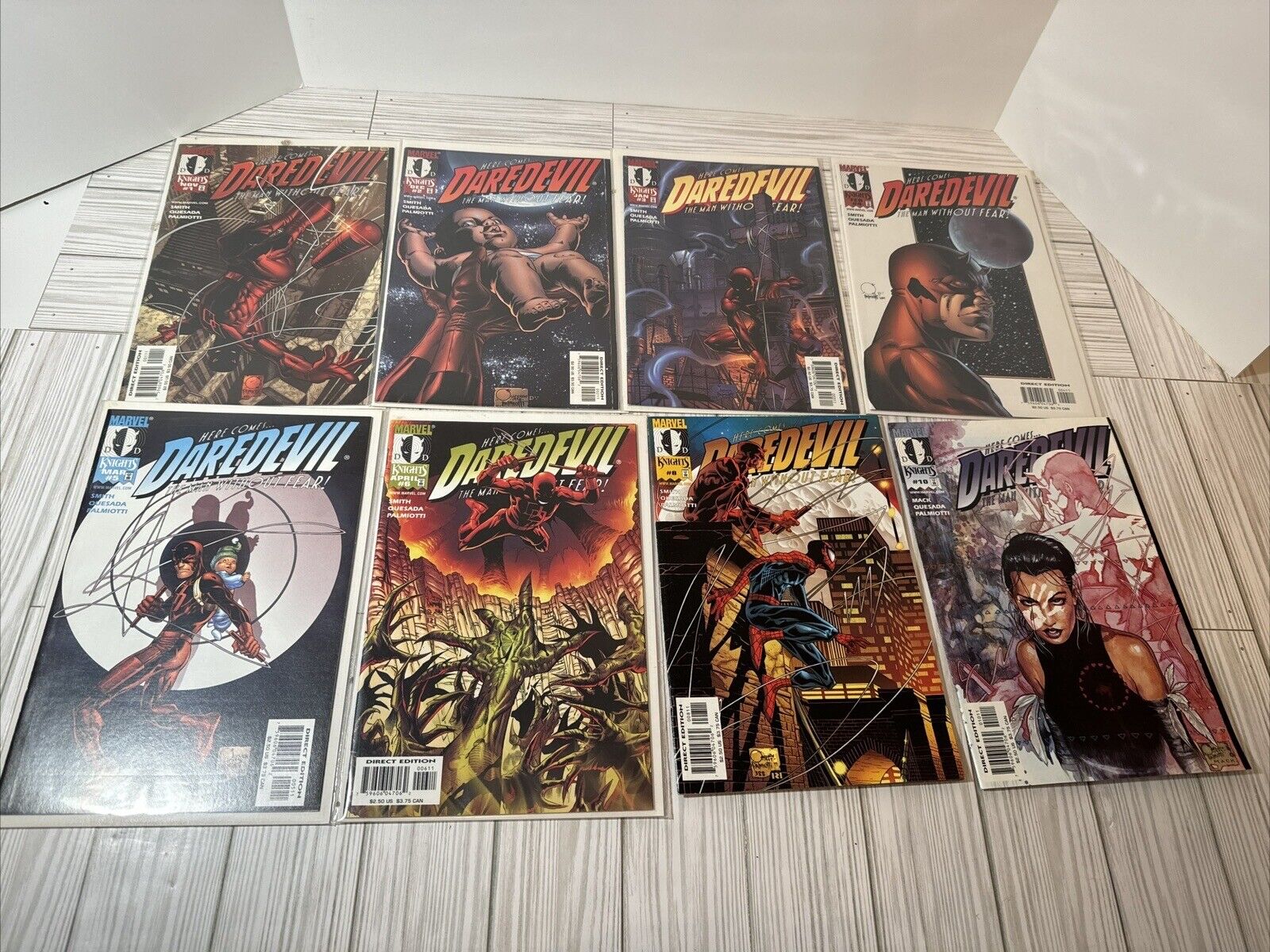 DAREDEVIL KNIGHTS 1998 COMPLETE LOT 6 MARVEL COMICS 1 2 3 4 5 6 8 10 Kevin Smith