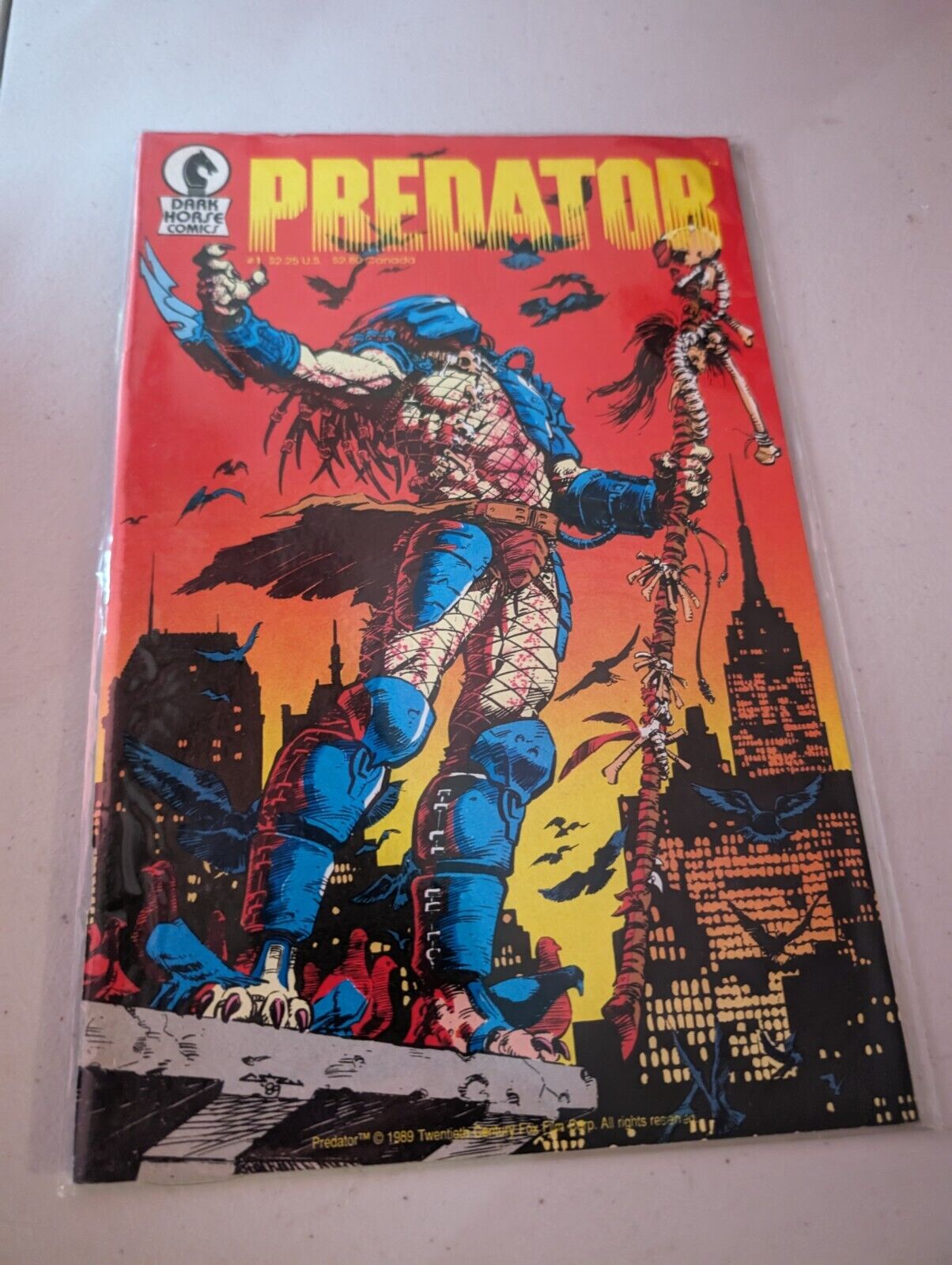 Predator #1, 1989 Dark Horse Comics, 2nd Print EXCELLENT CONDITION 