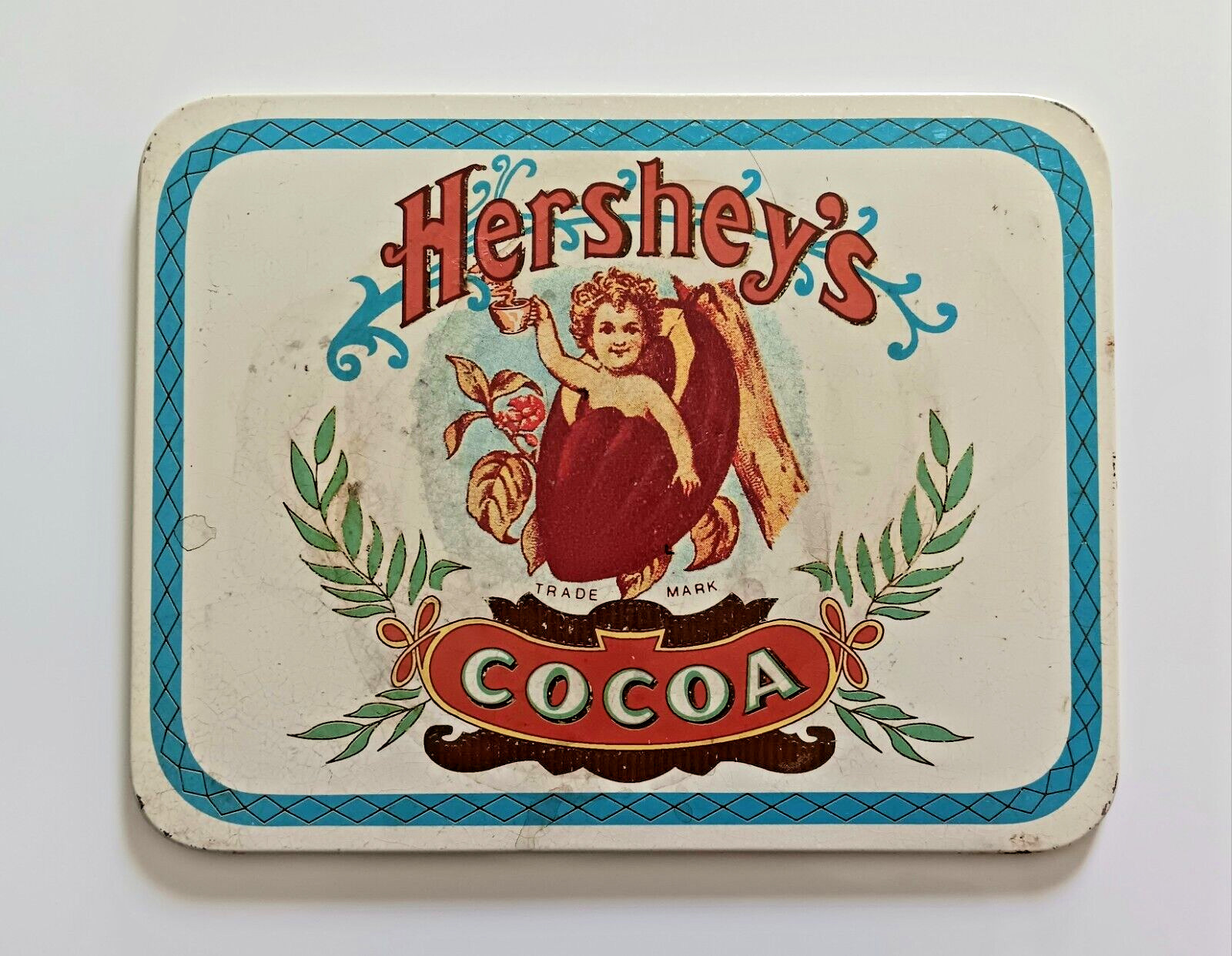 Vintage Hershey\'s Cocoa Metal Sign