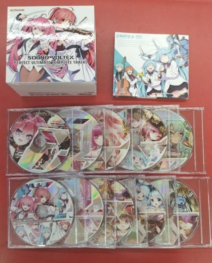 KONAMI SOUND VOLTEX PERFECT ULTIMATE COMPLETE TRACKS Legend of KAC with Ω Used