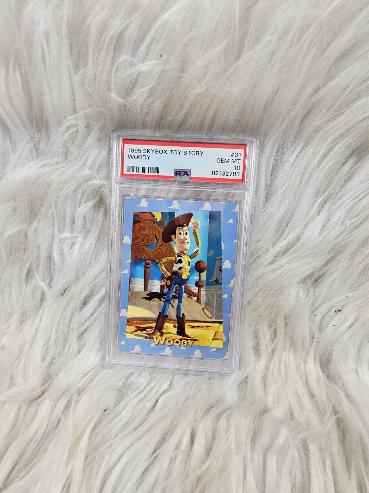 1 Vintage 1995 Skybox Toy Story Trading Cards PSA - Gem Mint 10  Woody- Disney D