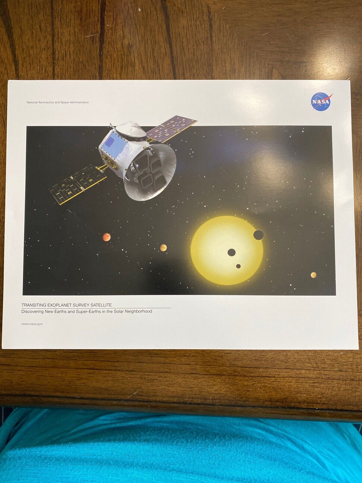 Nasa Poster 9 X 12 Transiting Exoplanet Survey Satellite